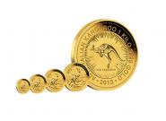 Moneta oro australiana Nugget diventata kangaroo